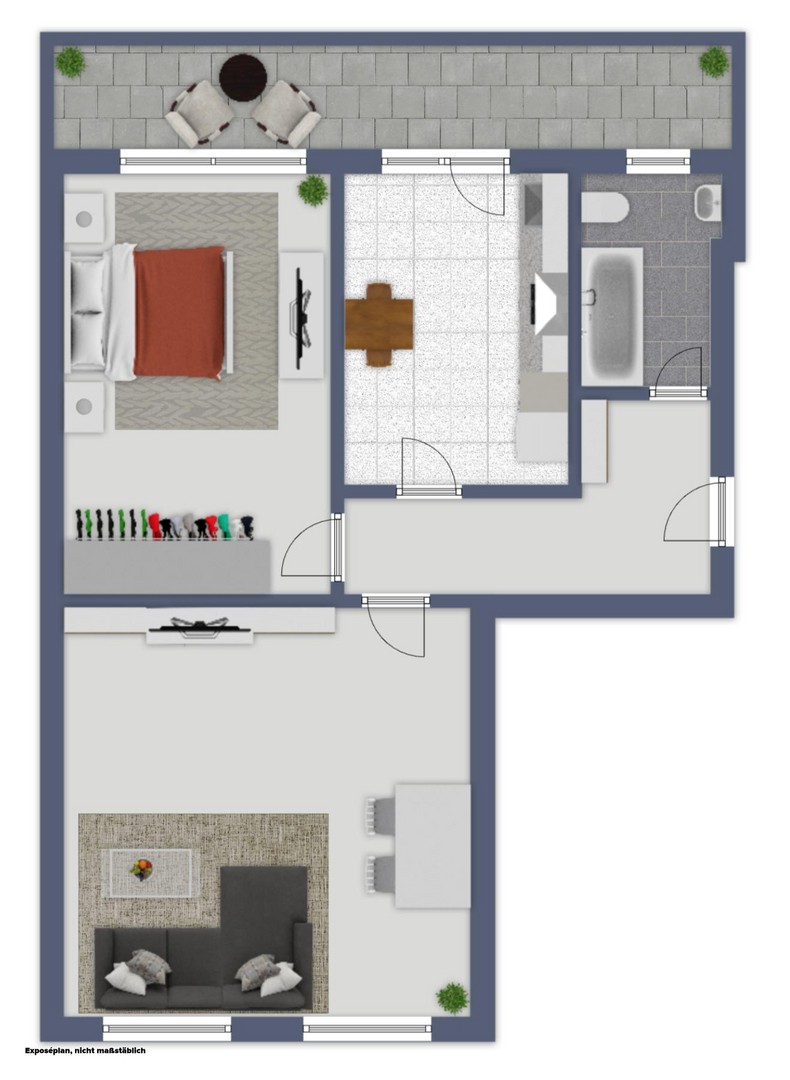 Grundriss Souterrainwohnung D�sseldorf