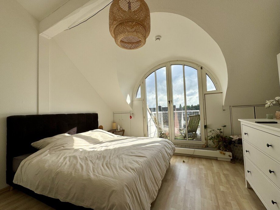 Schlafen Dachgeschosswohnung D�sseldorf