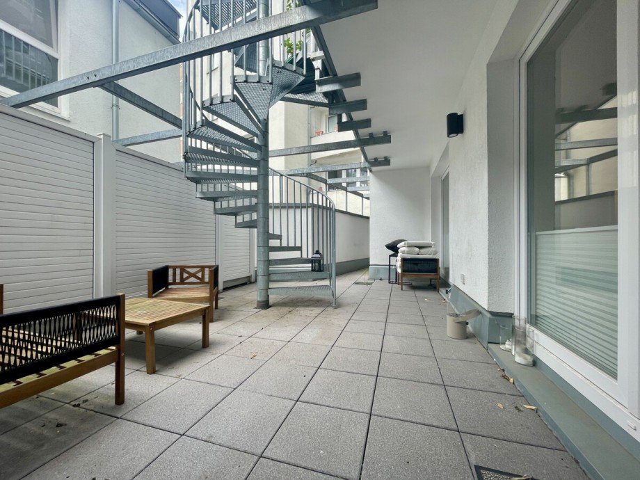 Terrasse Souterrainwohnung D�sseldorf