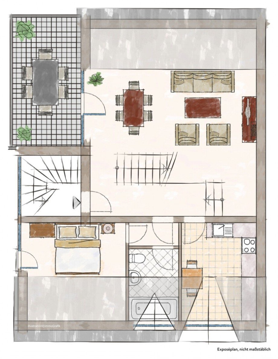 3.OG Maisonettewohnung D�sseldorf