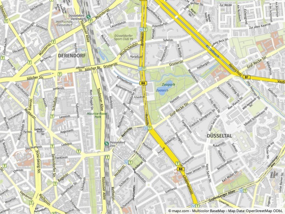 Makrolage Etagenwohnung D�sseldorf