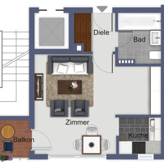 Grundriss Etagenwohnung D�sseldorf
