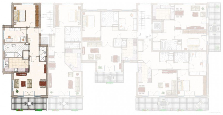 H 136- EG rechts Erdgeschosswohnung Krefeld