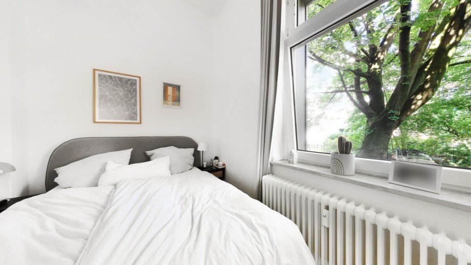 Schlafzimmer Erdgeschosswohnung D�sseldorf