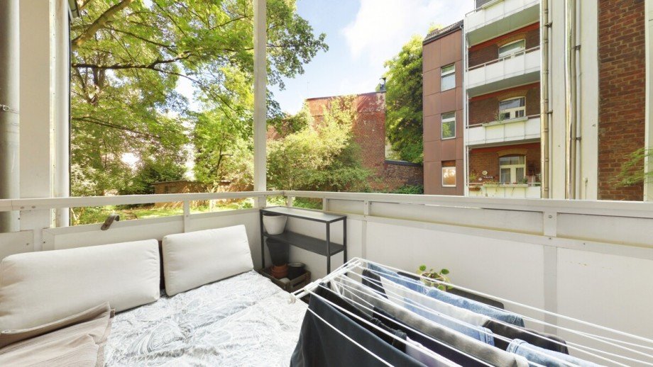 Balkon Erdgeschosswohnung D�sseldorf